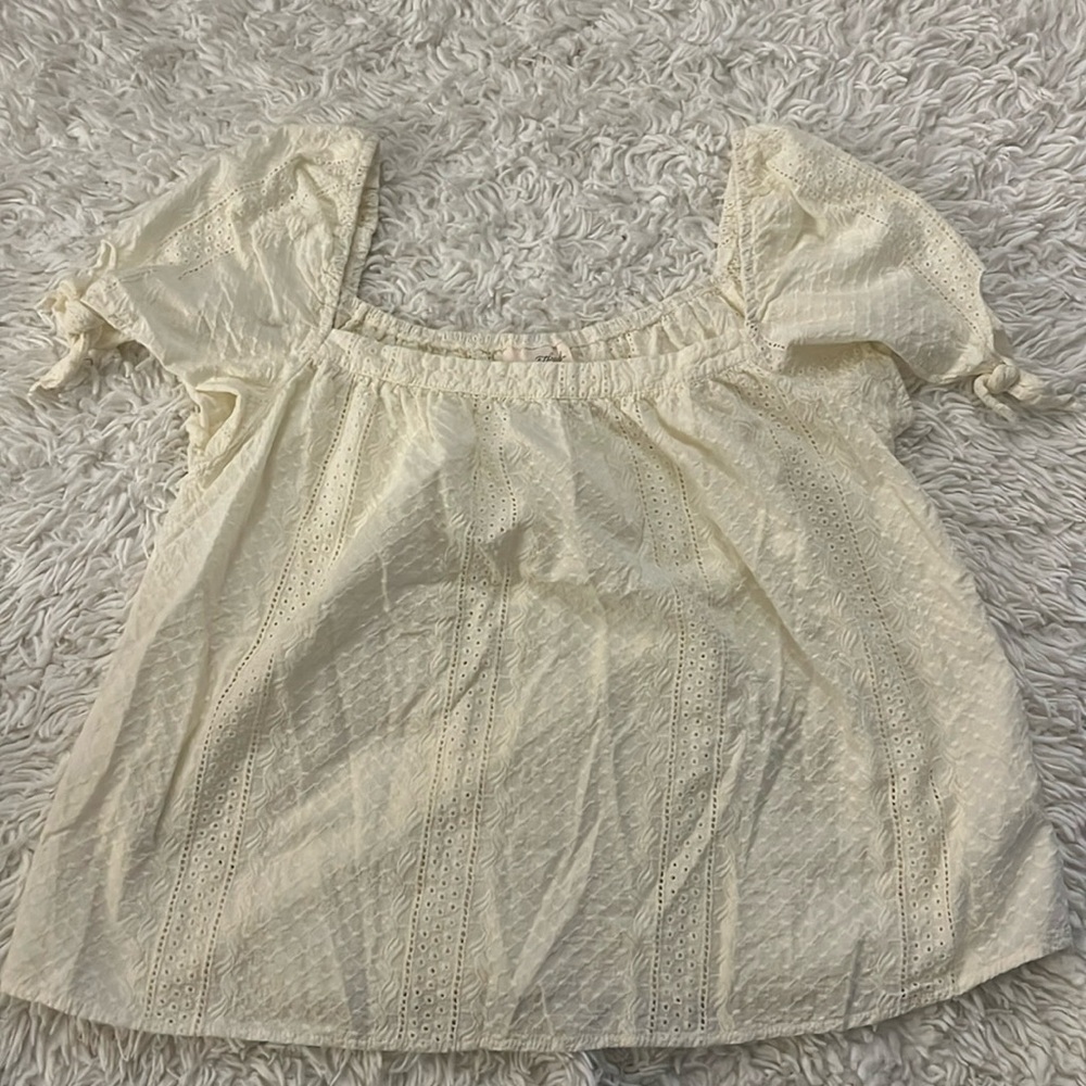 Off-the-shoulder blouse